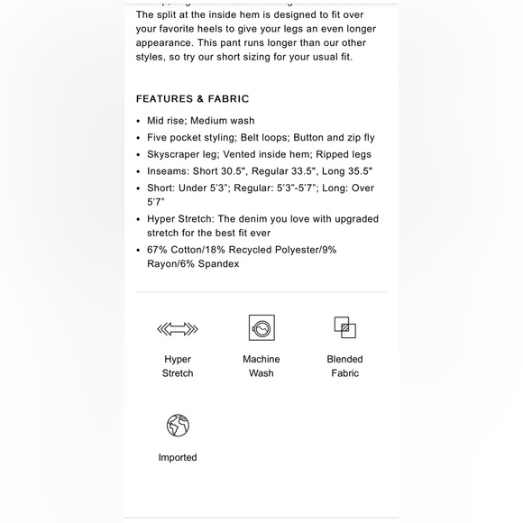 Express Mid Rise Medium Wash Ripped Skyscraper Jeans NEW - Picture 4 of 5